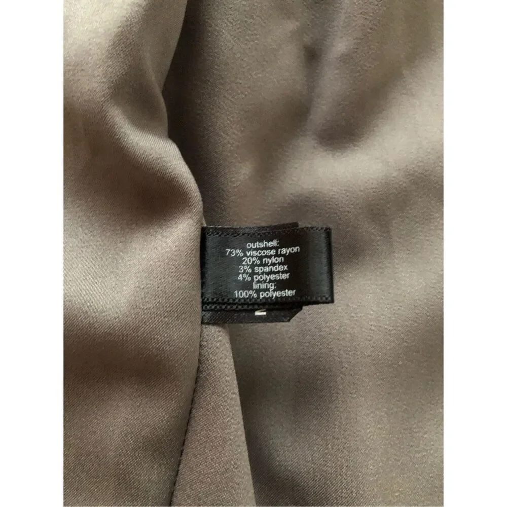 The Limited Pencil Skirt Size 2 Gray Pinstripe Career Stretch
